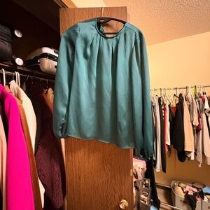 Express Elegant Green Blouse for Women